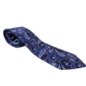 Robert Graham Mens 100% Silk Paisley Print Tie Made In USA